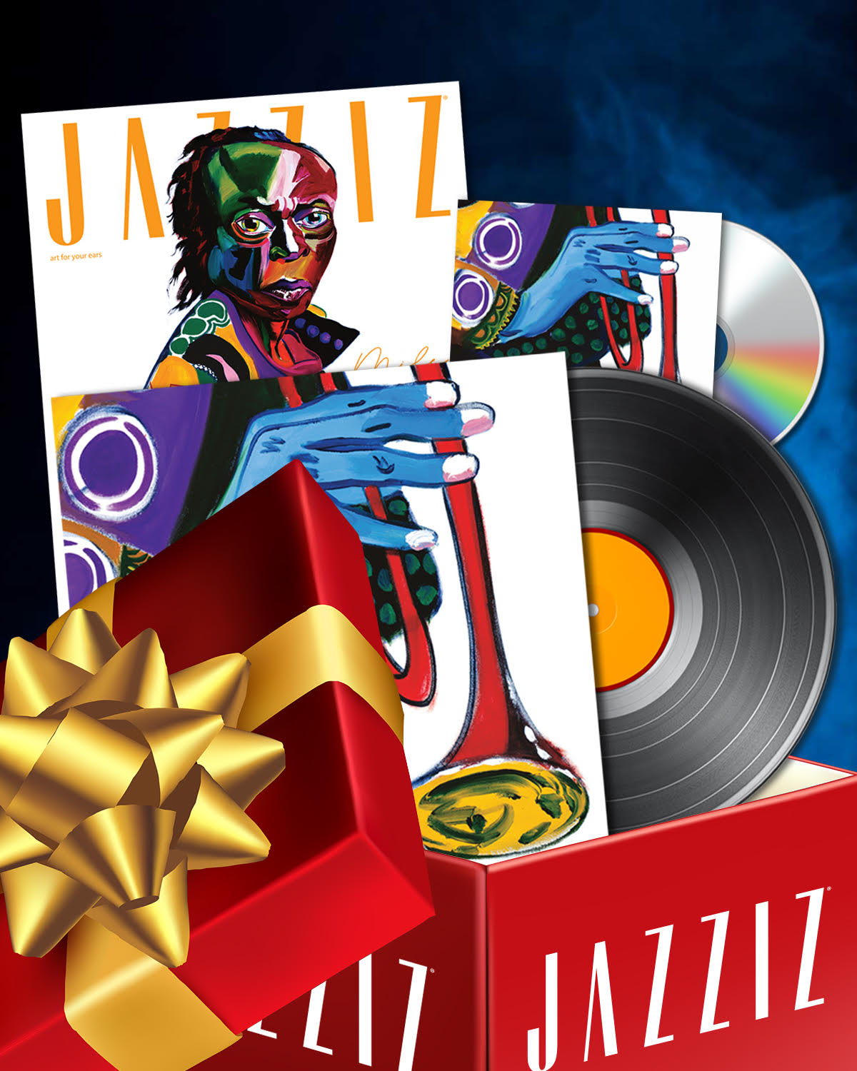 JAZZIZ Holiday Gift Box - Sounds Like the ‘80s (Miles)